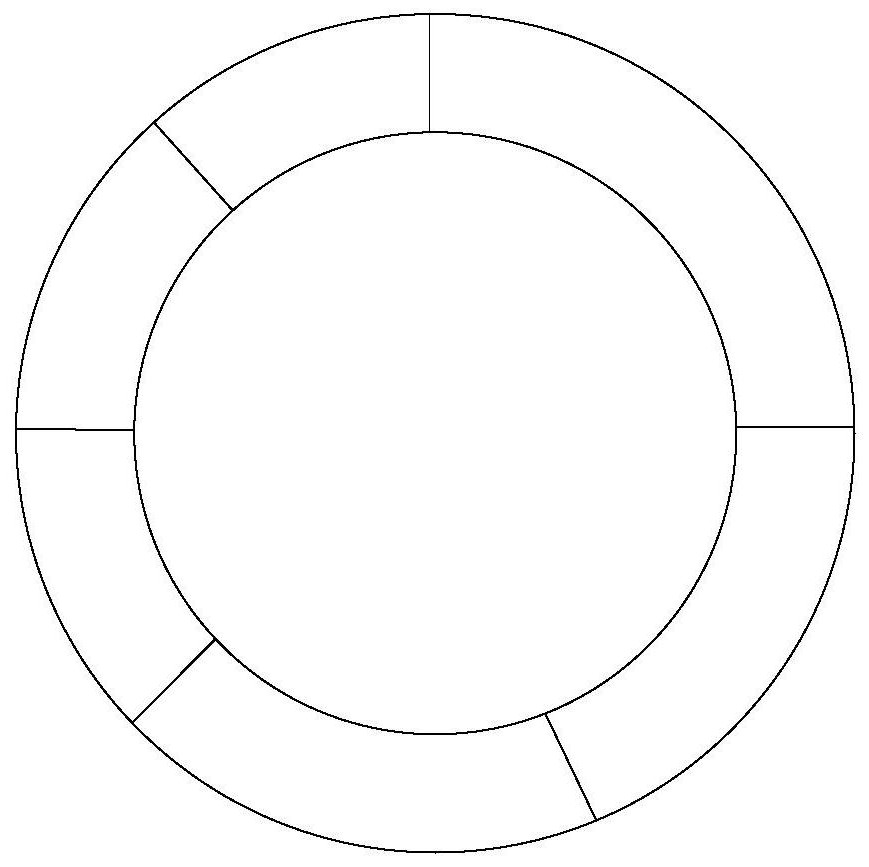 A method and device for generating a circular proportion map