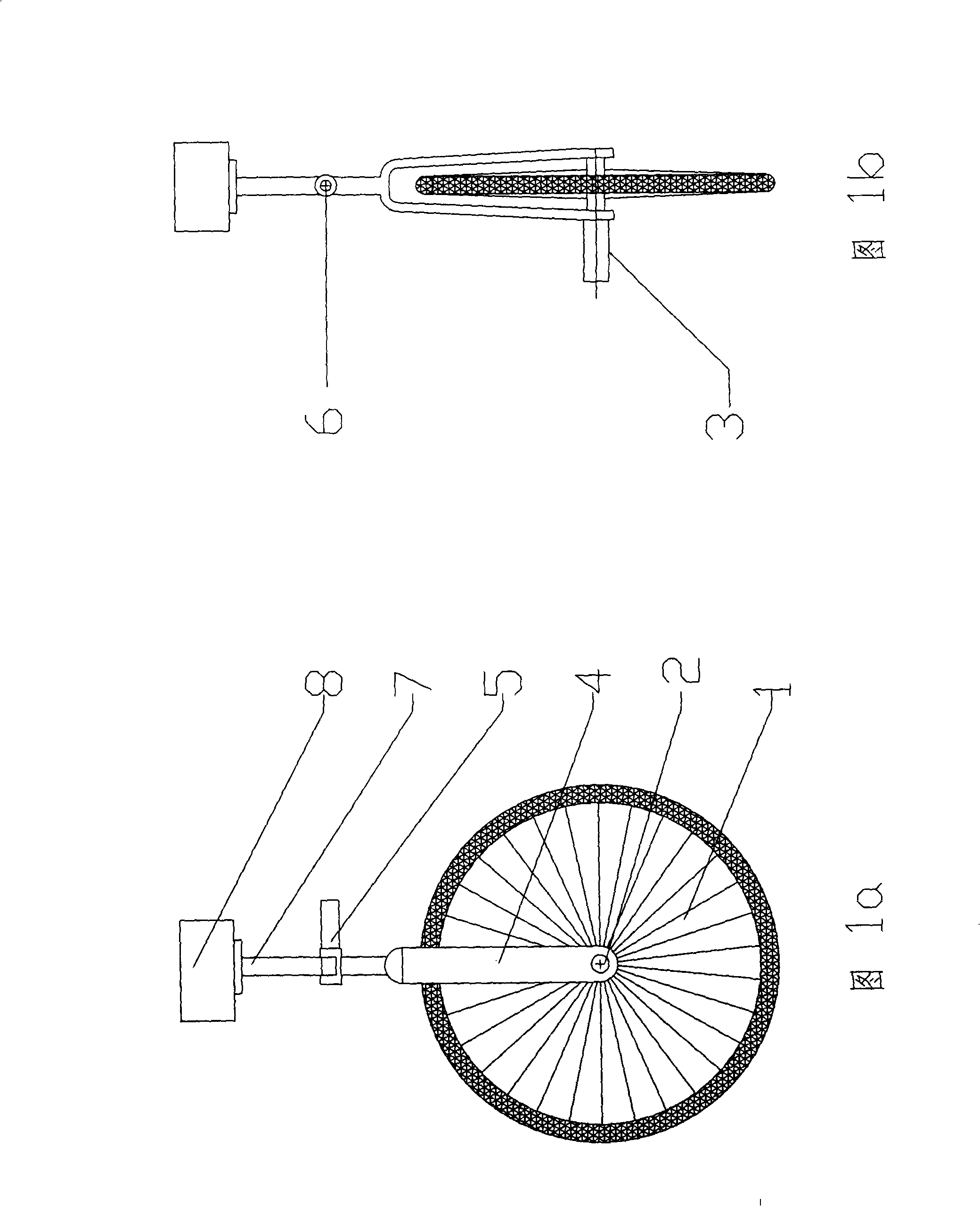 Dynamic balancing single-wheel remotion robot body