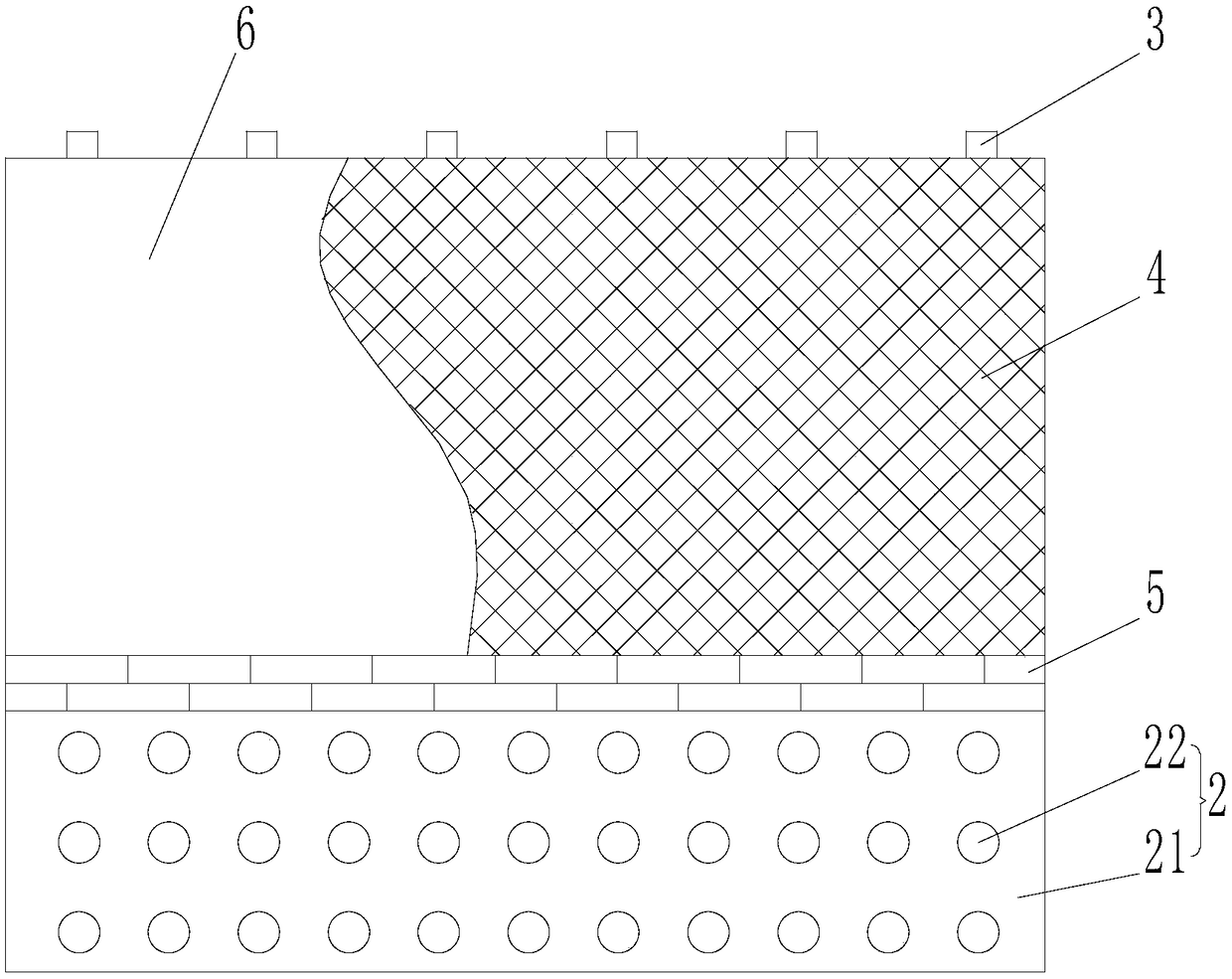 Soil building reinforced wall and reinforcing method thereof