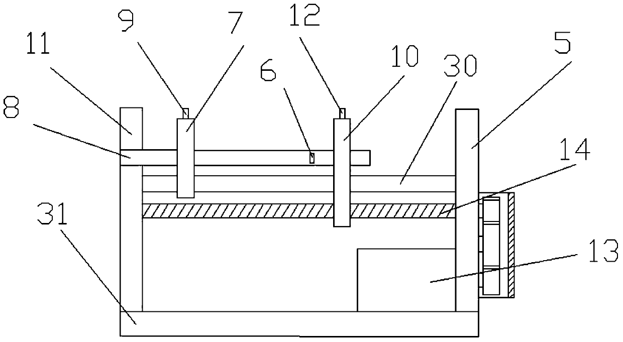 Device and method for visually detecting front part of cutter head of cutter of shield tunneling machine