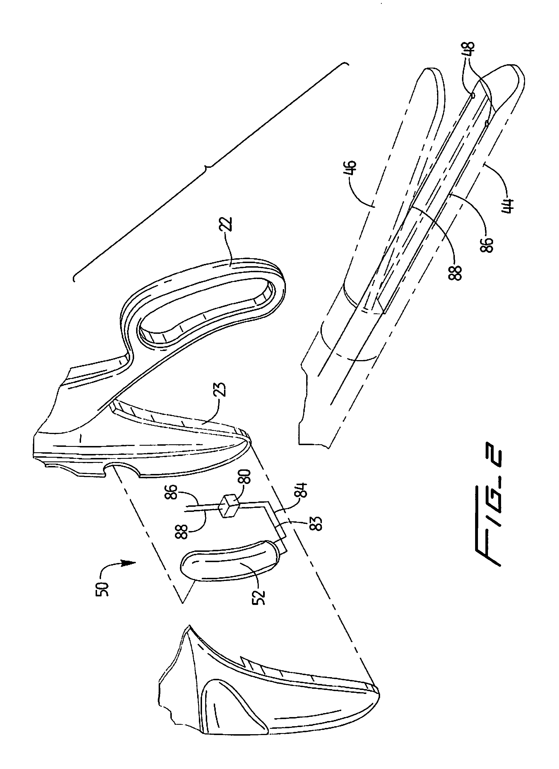 Surgical stapler with tactile feedback system