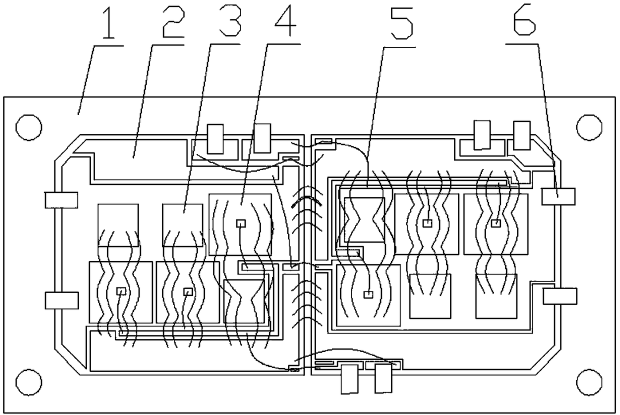 Method for low-pressure sintering hybrid power module by nano-silver solder paste