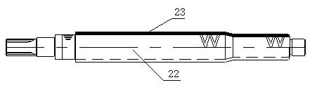 Compression mould with trapezoidal longitudinal guide lock structure