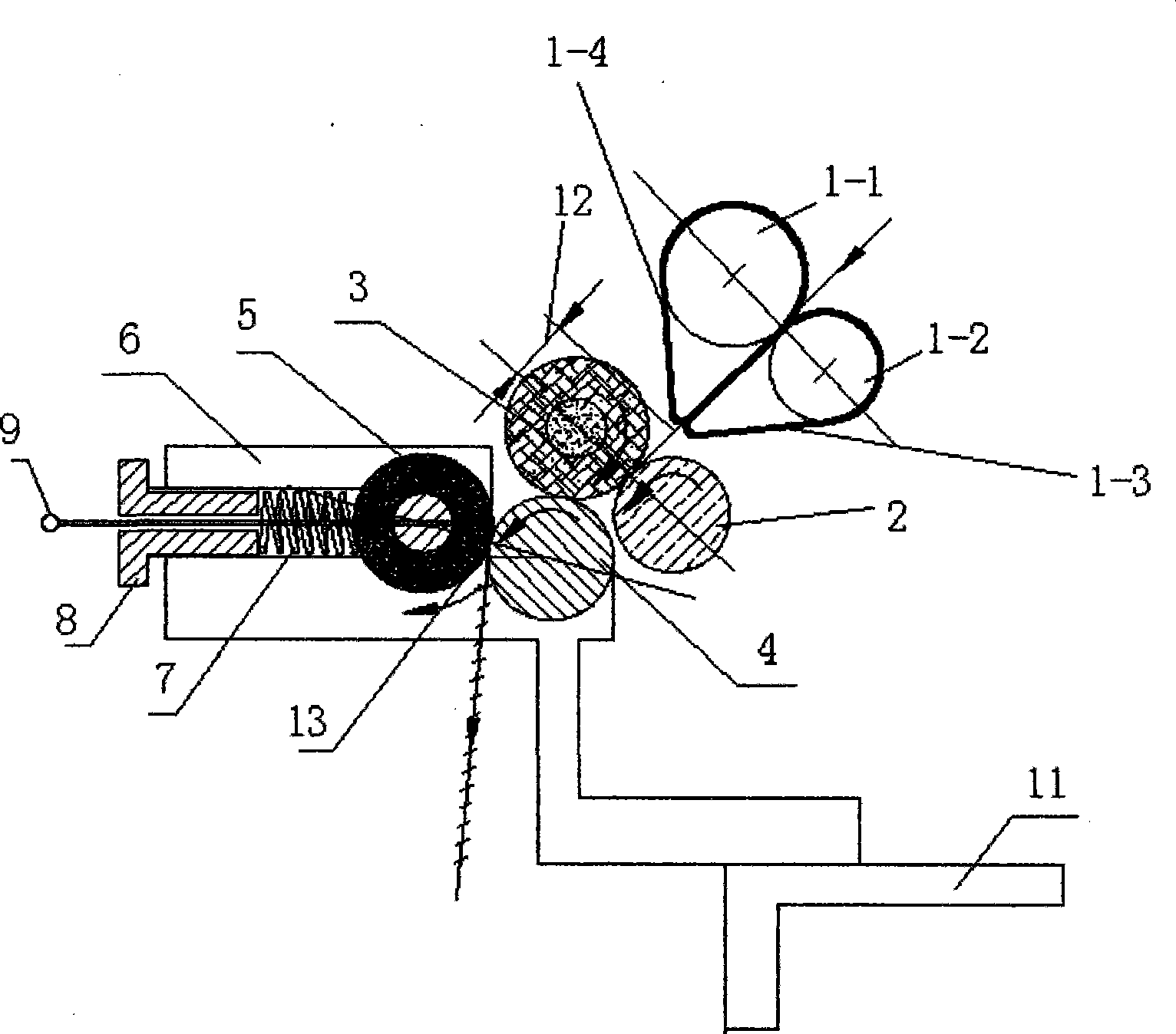 Yarn leading roller apparatus for ring spinner