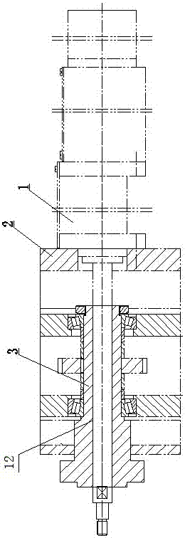 A radial long knife device for multi-axis box