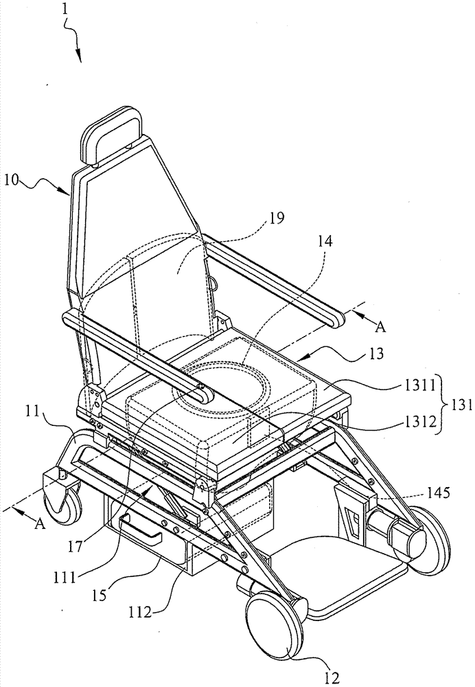 Nursing robot with flushing and feces collecting functions