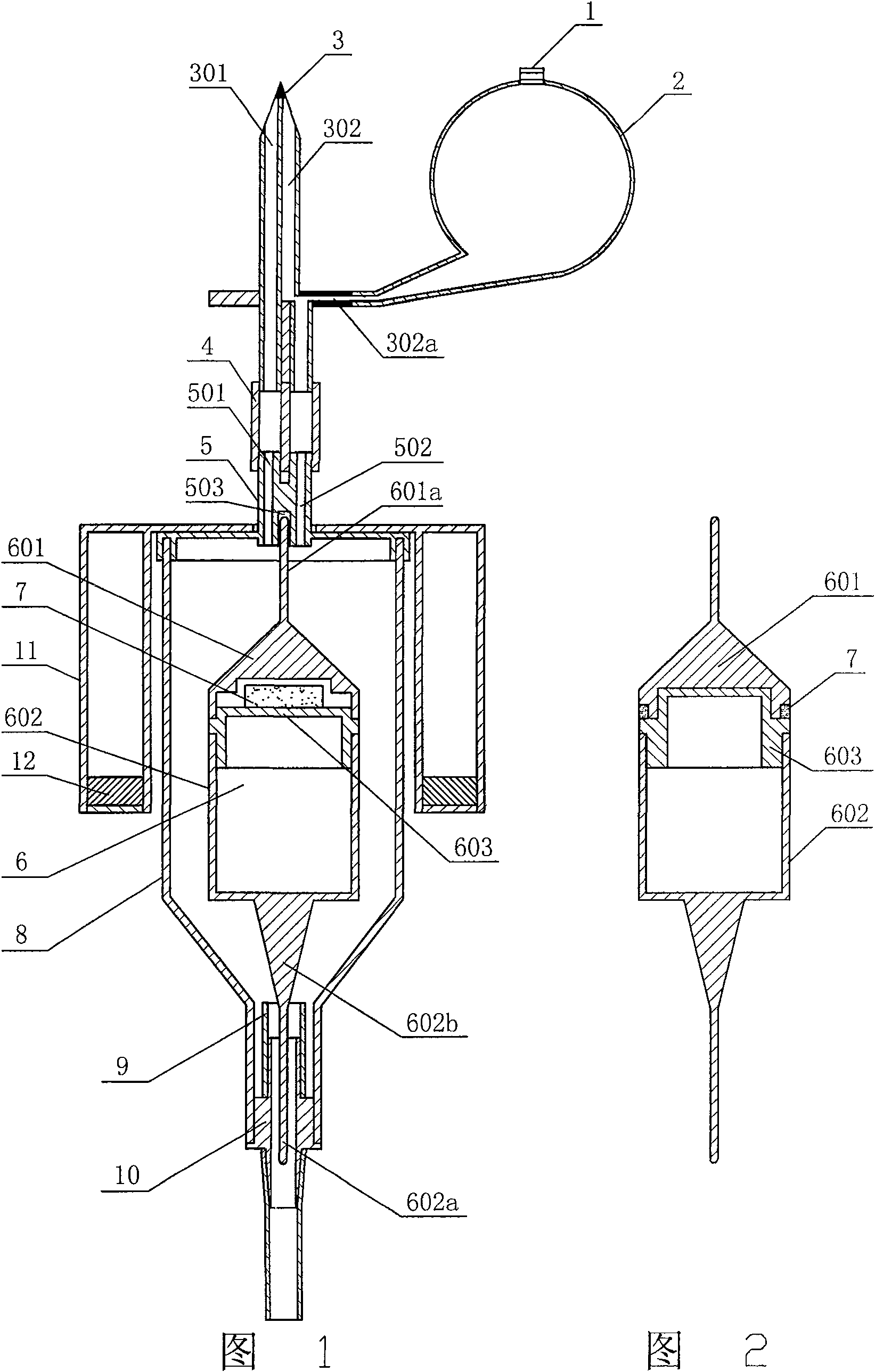 Automatically drip-stopping and alarm device for infusion device