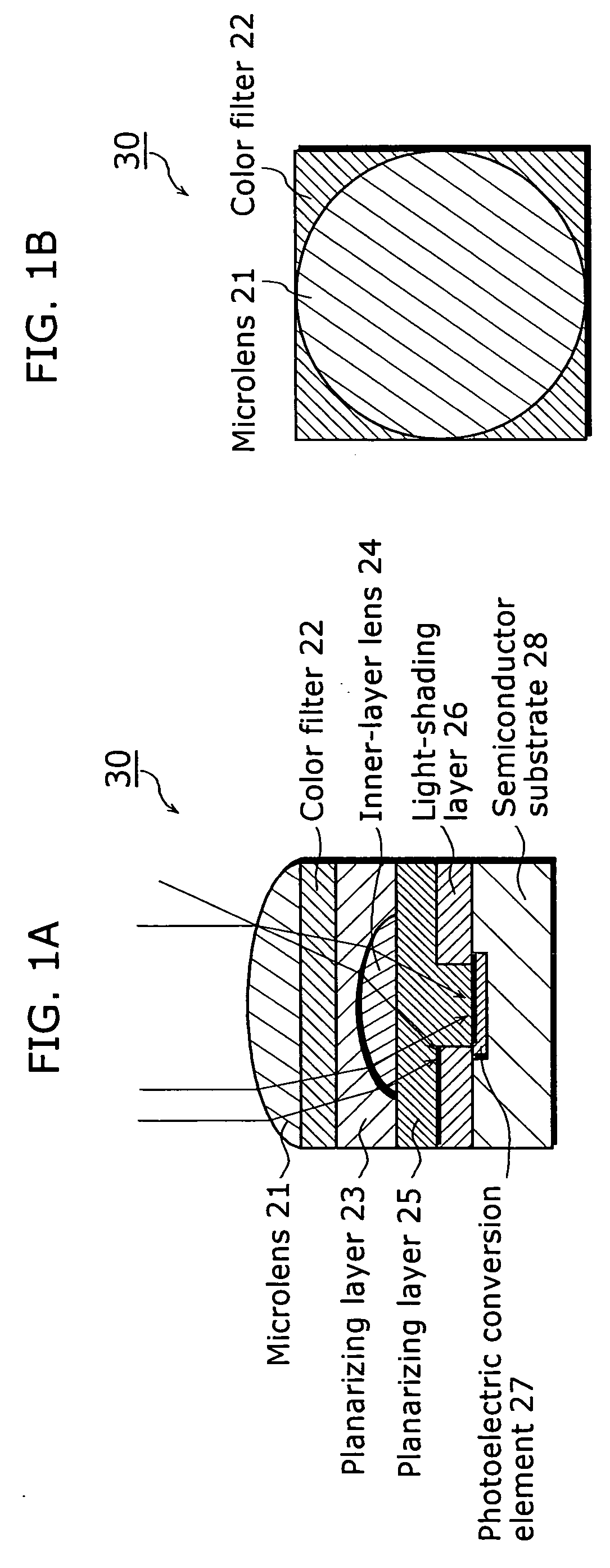 Solid-state imaging element, solid-state imaging device, and method for fabricating the same