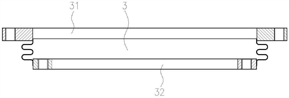 An oil return connection device