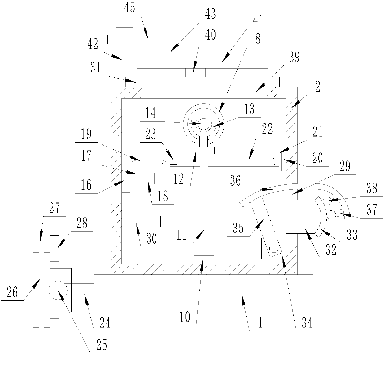 A device for delivering fixed-length toilet paper in public places