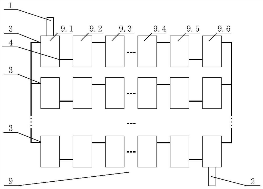 Ultrahigh-voltage and extra-high-voltage multi-break quick vacuum circuit breaker topological structure