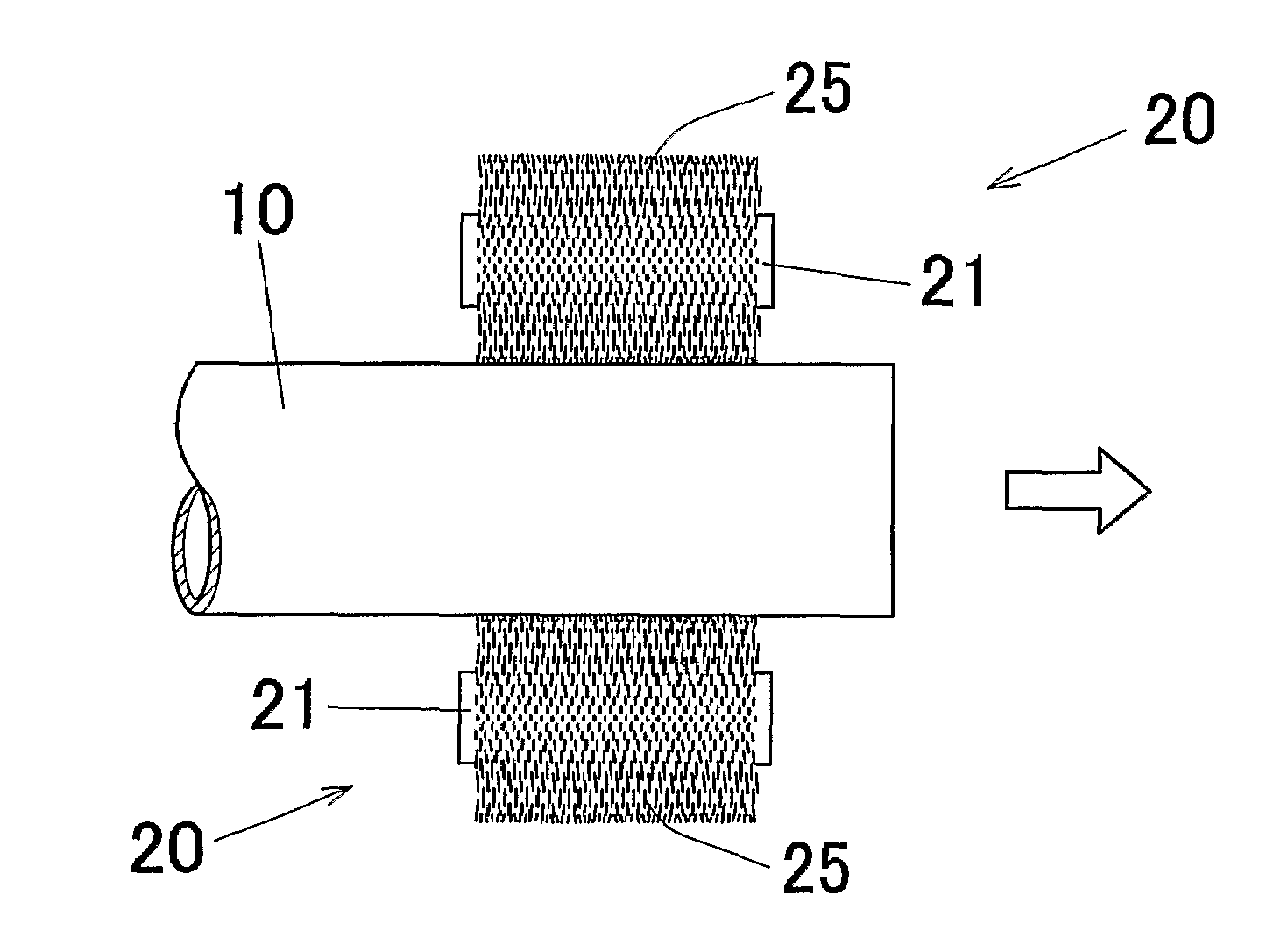 Aluminum pipe production method