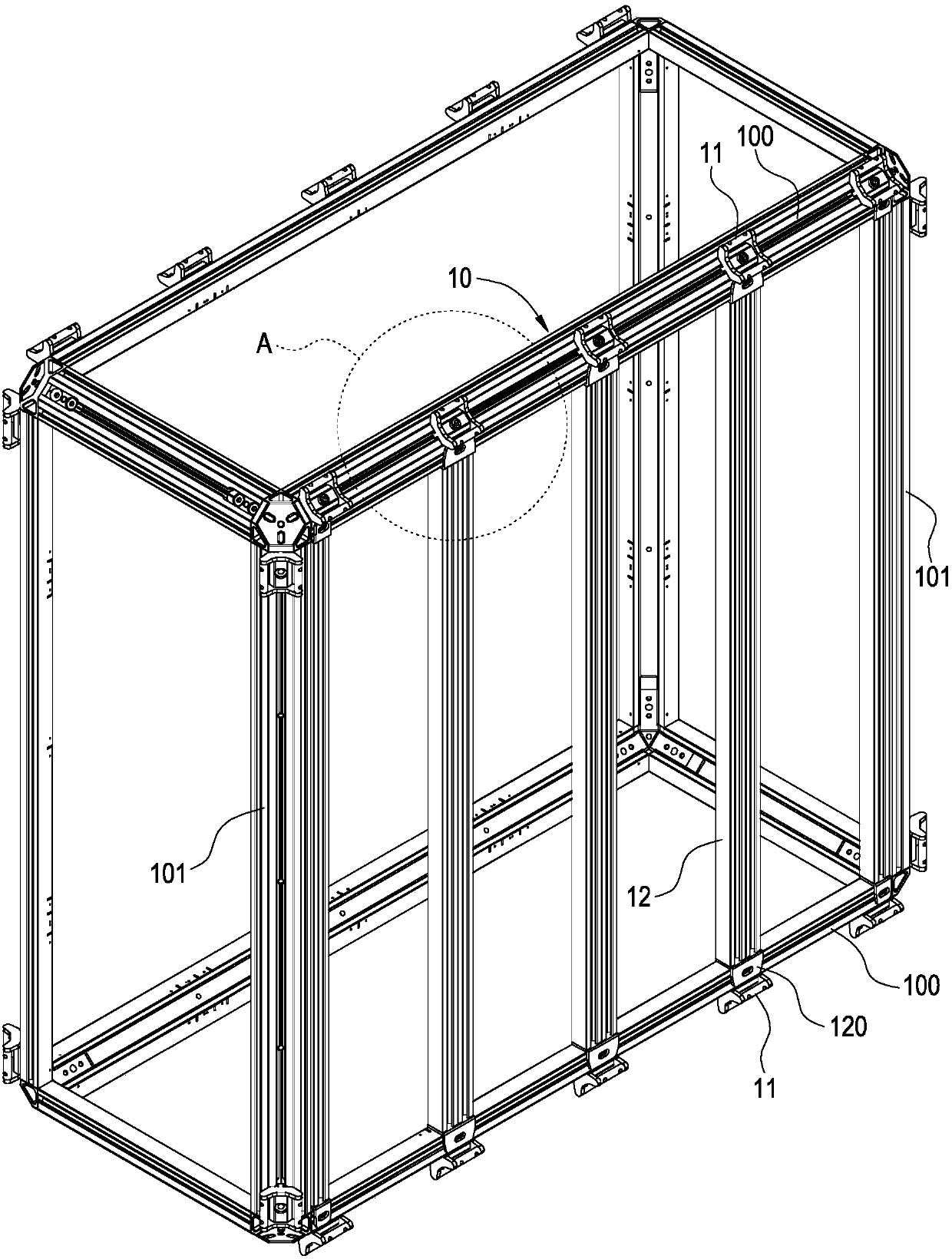 Computer case with combined type side plate