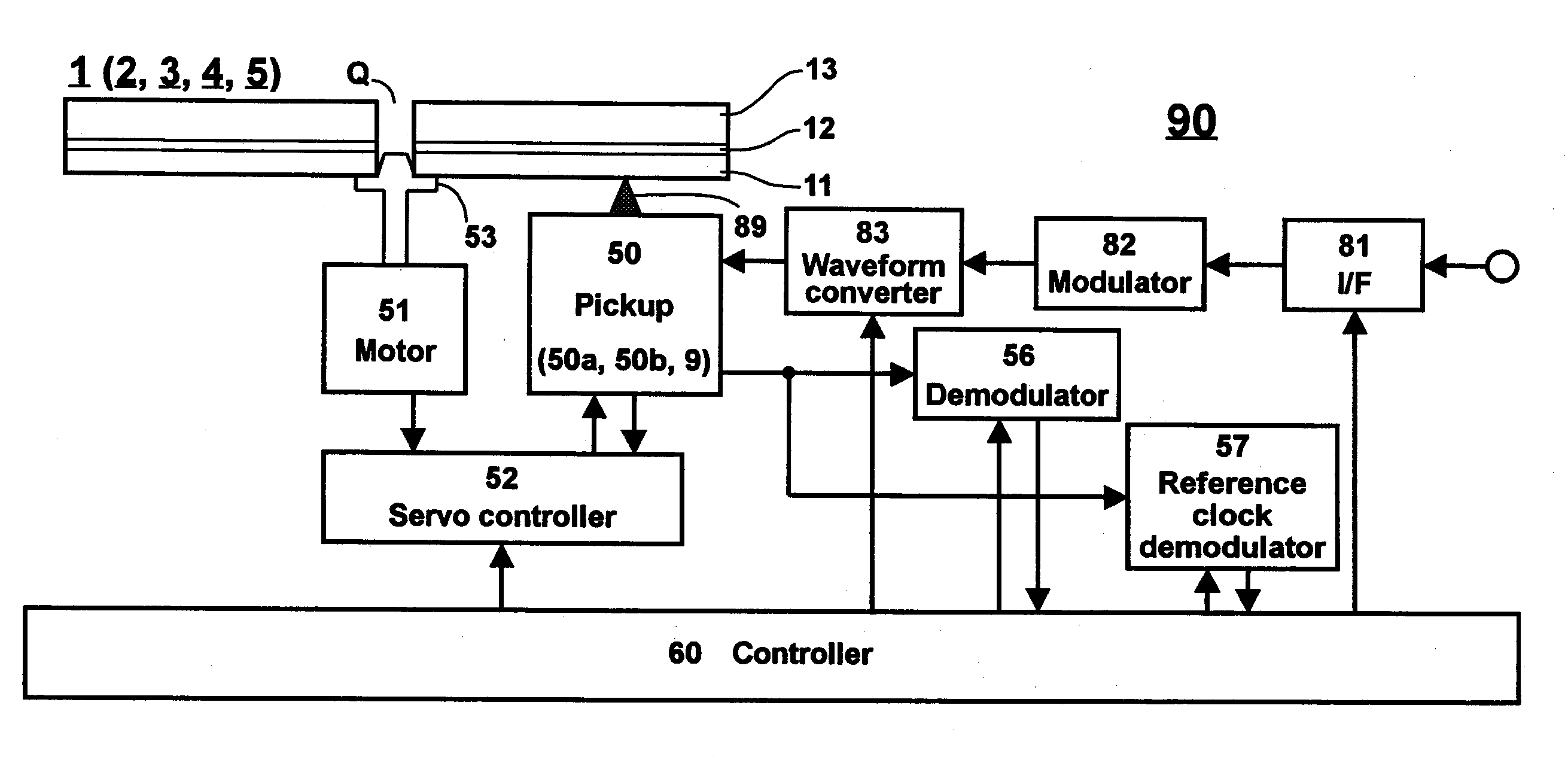 Reproducing system and corresponding information recording medium having wobbled land portions