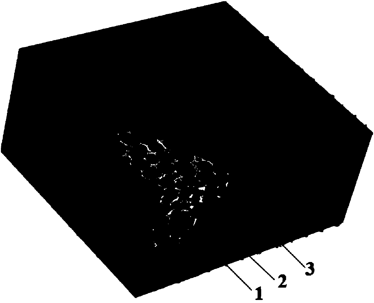 Silicon-carbon composite material of closed cage structure and preparation method of silicon-carbon composite material of closed cage structure