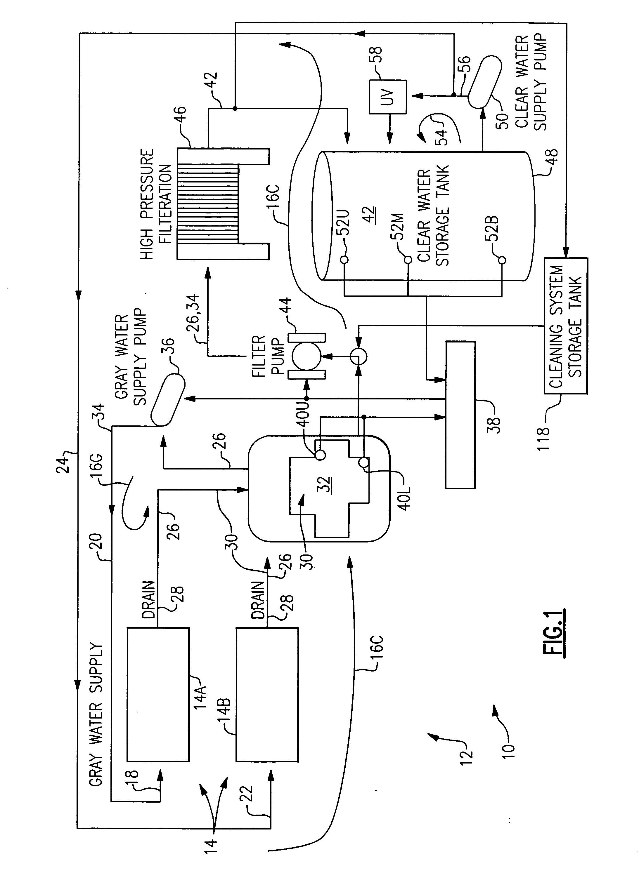 Water filtration and recycling for stone fabrication equipment