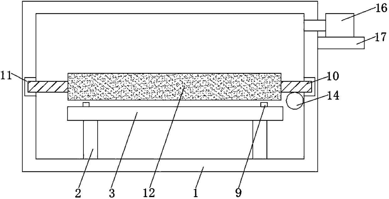 Rolling type electronic component dust removal device