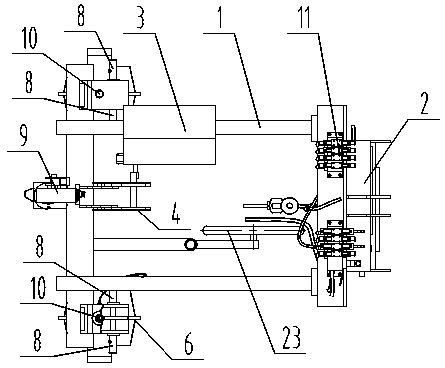 Manipulator positioning system of weeding robot