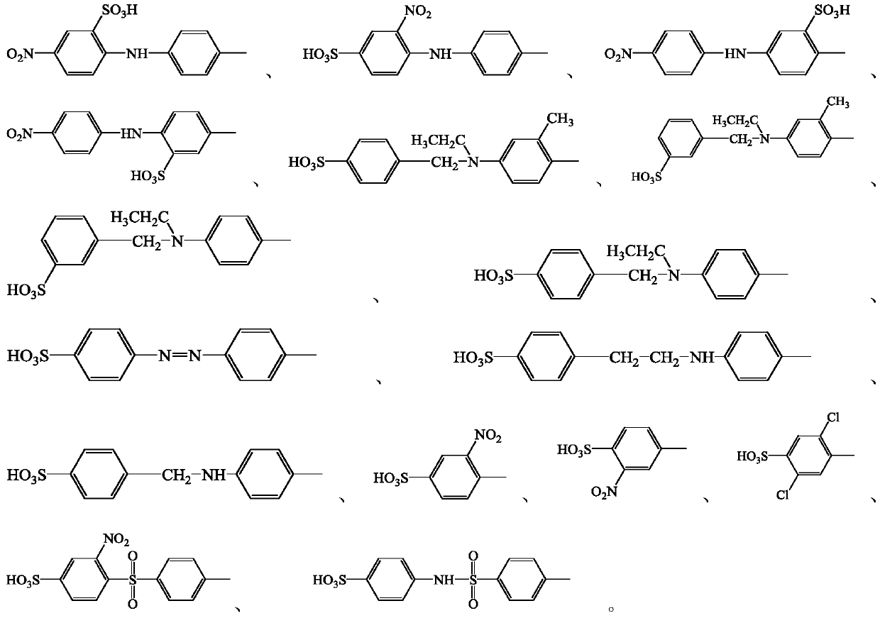 Acidic dye for polyamide fiber dyeing and preparation method thereof