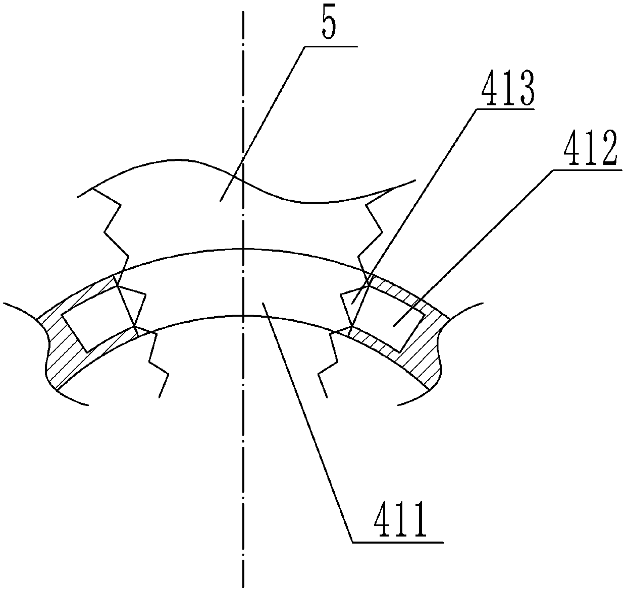 Device for controlling heat dissipation of switching power supply module