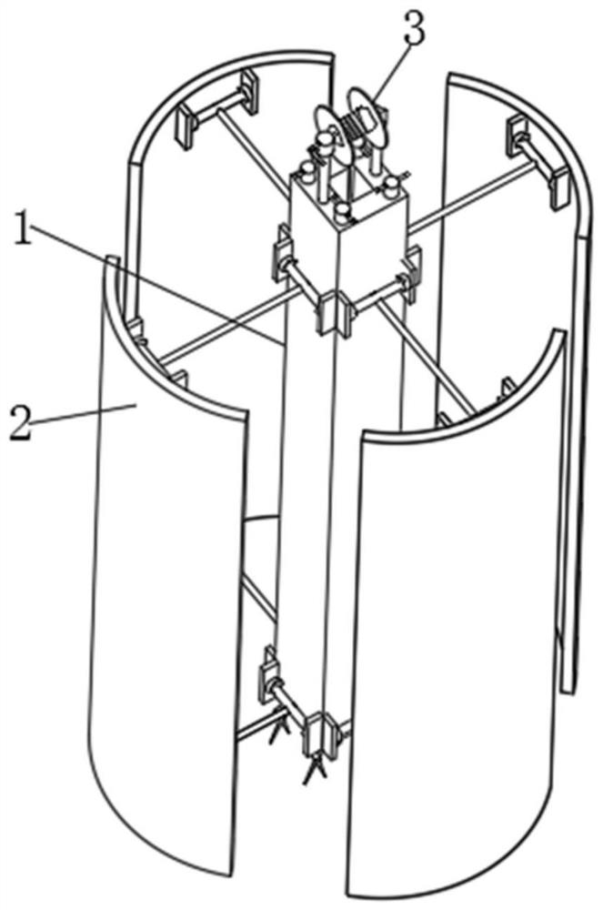 A building foundation support structure