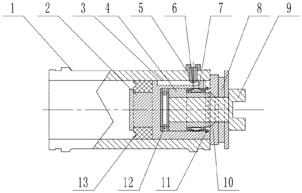 Hydraulic wheel cylinder allowing manual and automatic integrated adjusting of brake clearance