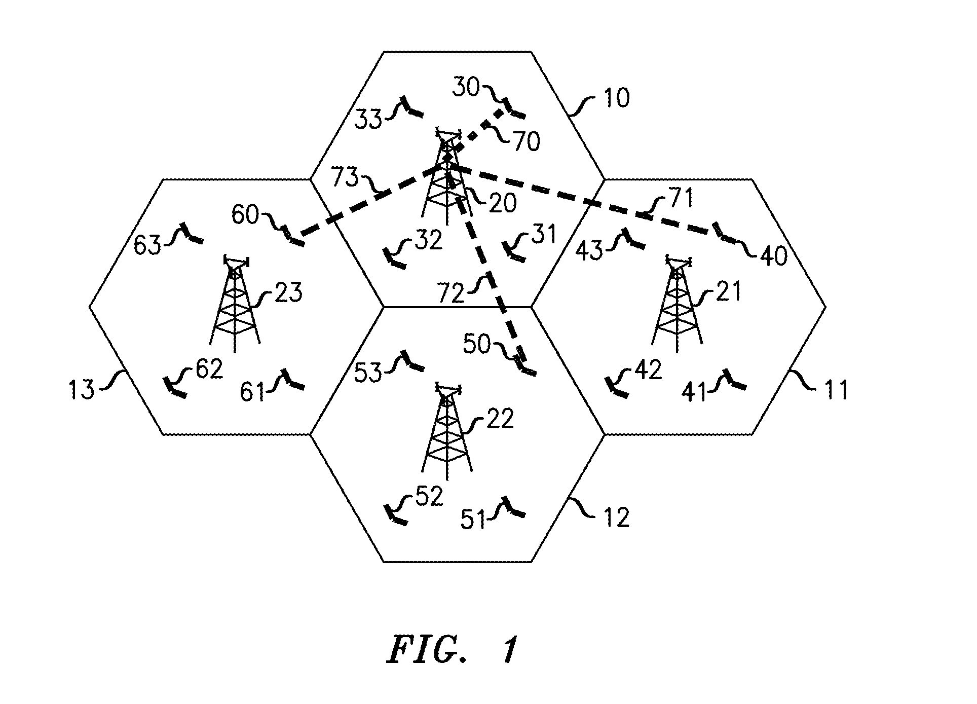 Large-Scale Antenna Method And Apparatus Of Wireless Communication With Suppression Of Intercell Interference