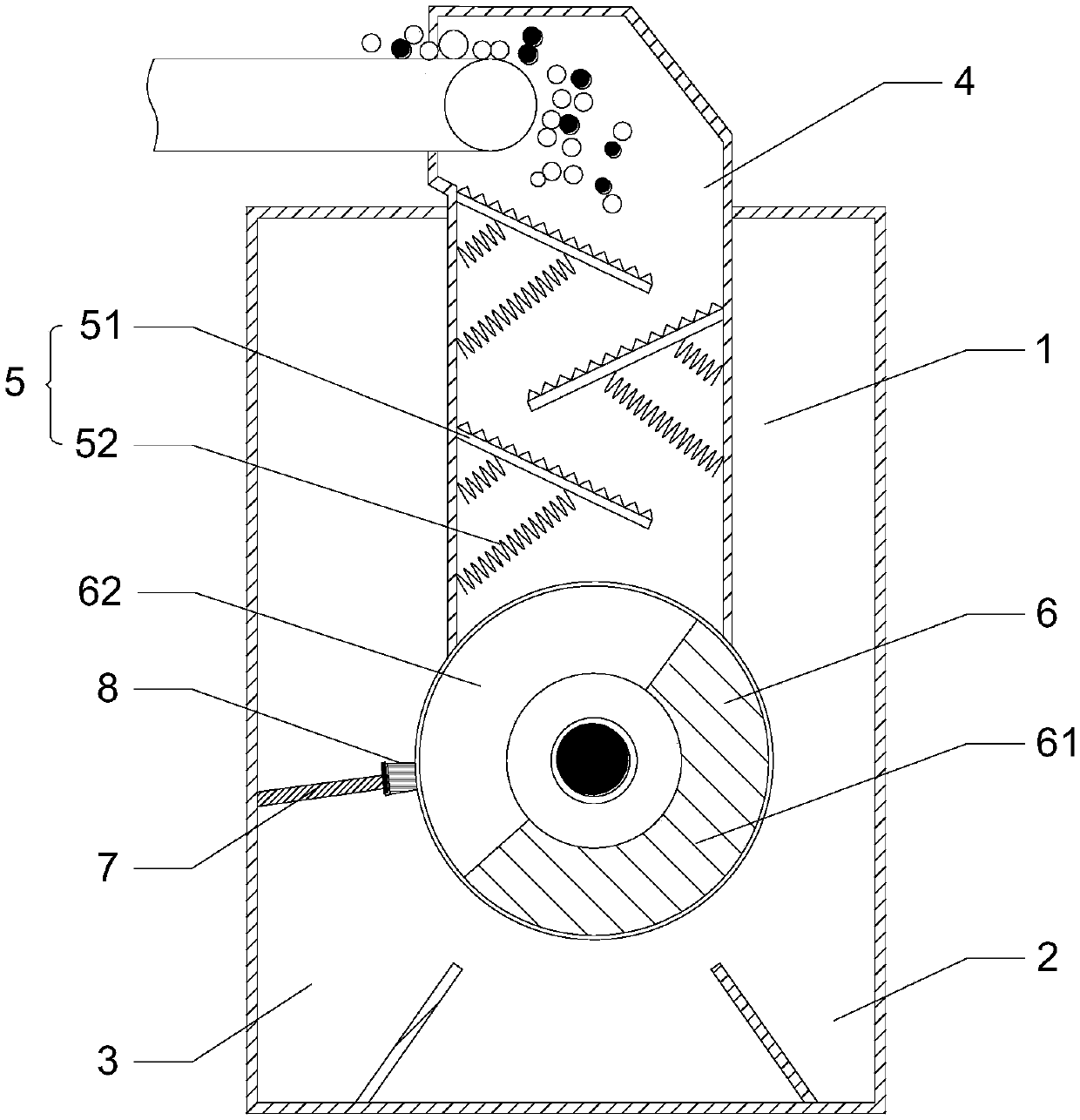 Magnetic sorting tool for construction waste