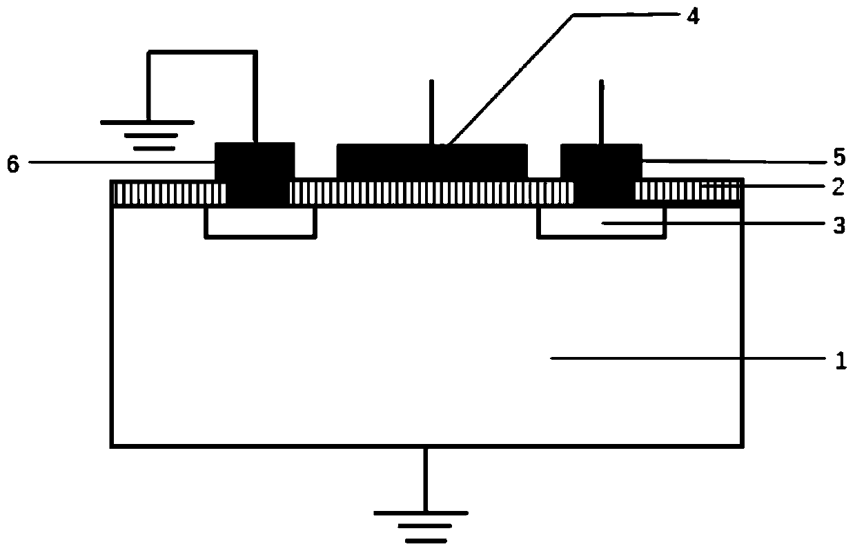 Cadmium zinc telluride radiation sensitive field effect transistor and preparation method thereof