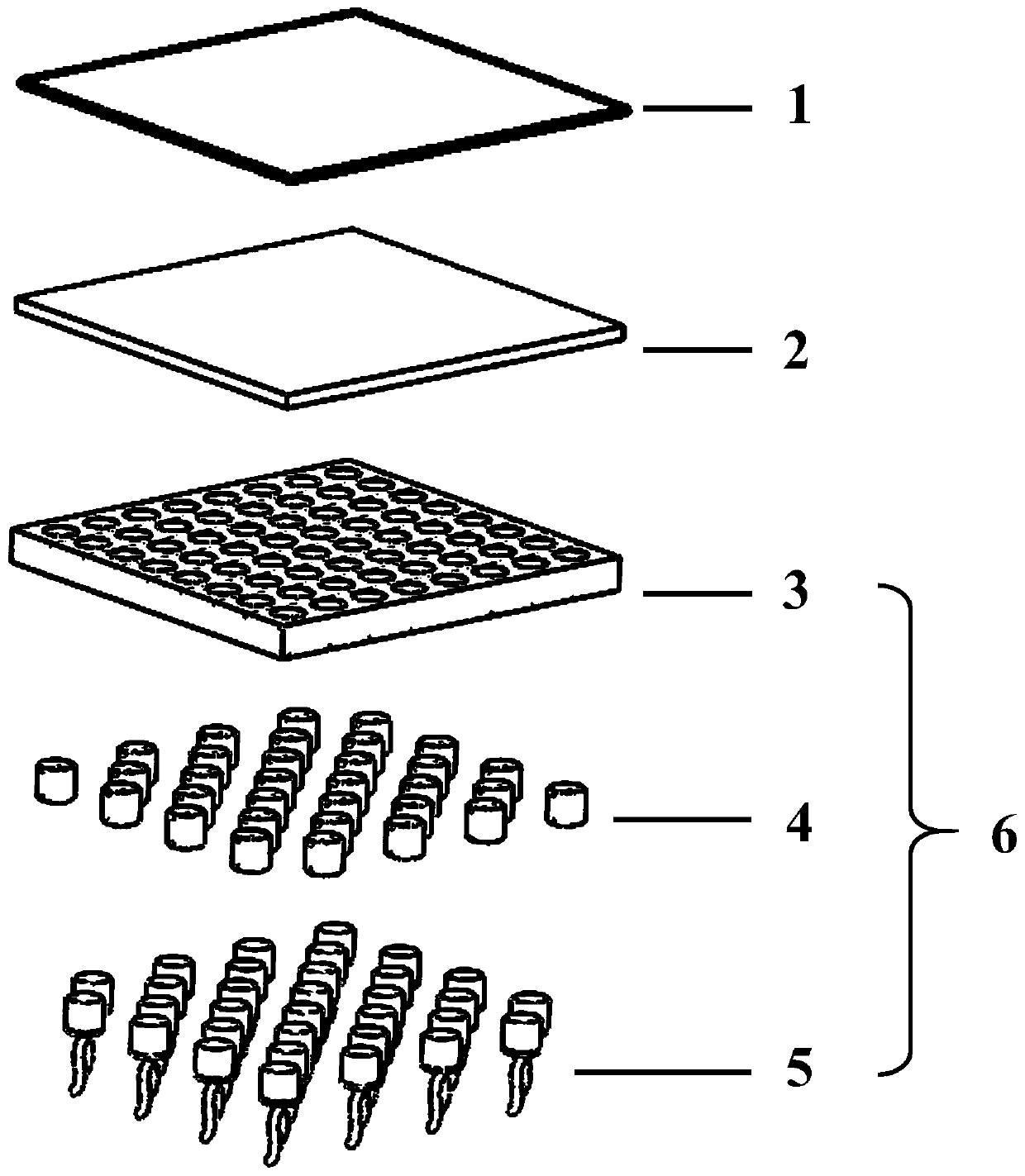 Variable stiffness sensing array based on flexible porous material