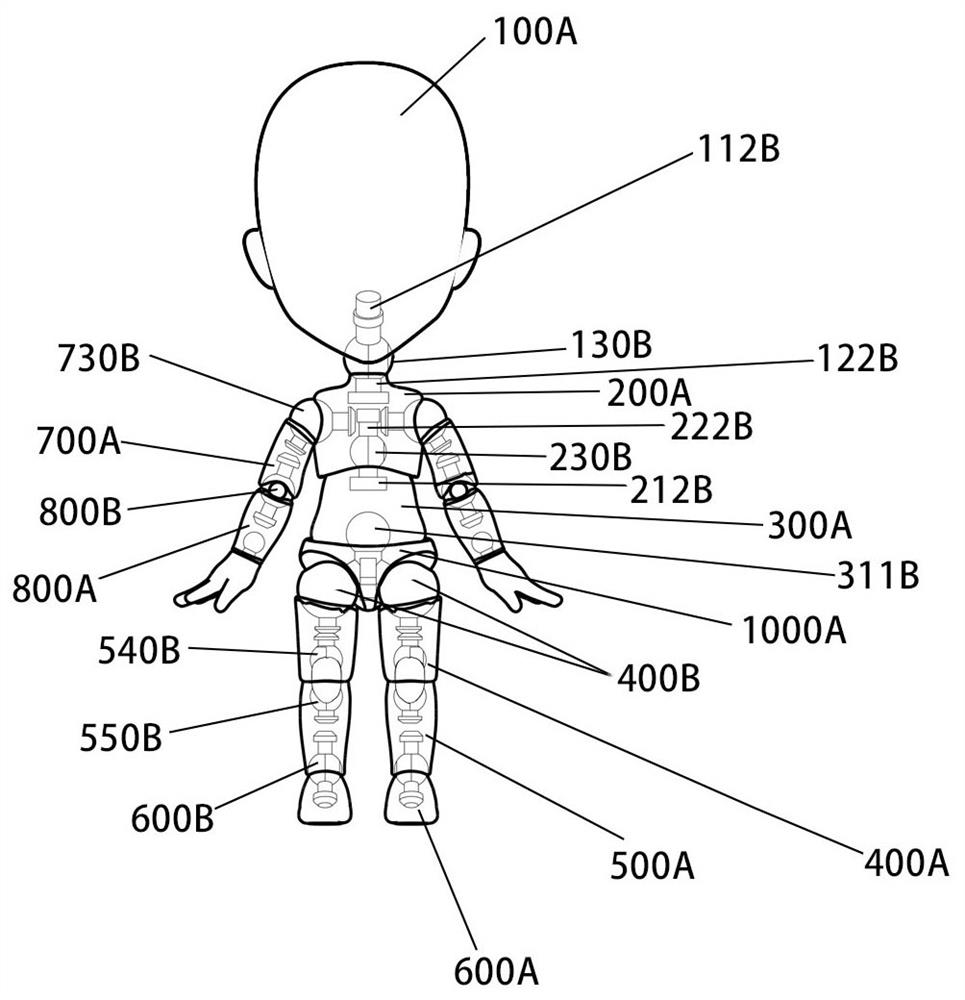 Spherical joint doll