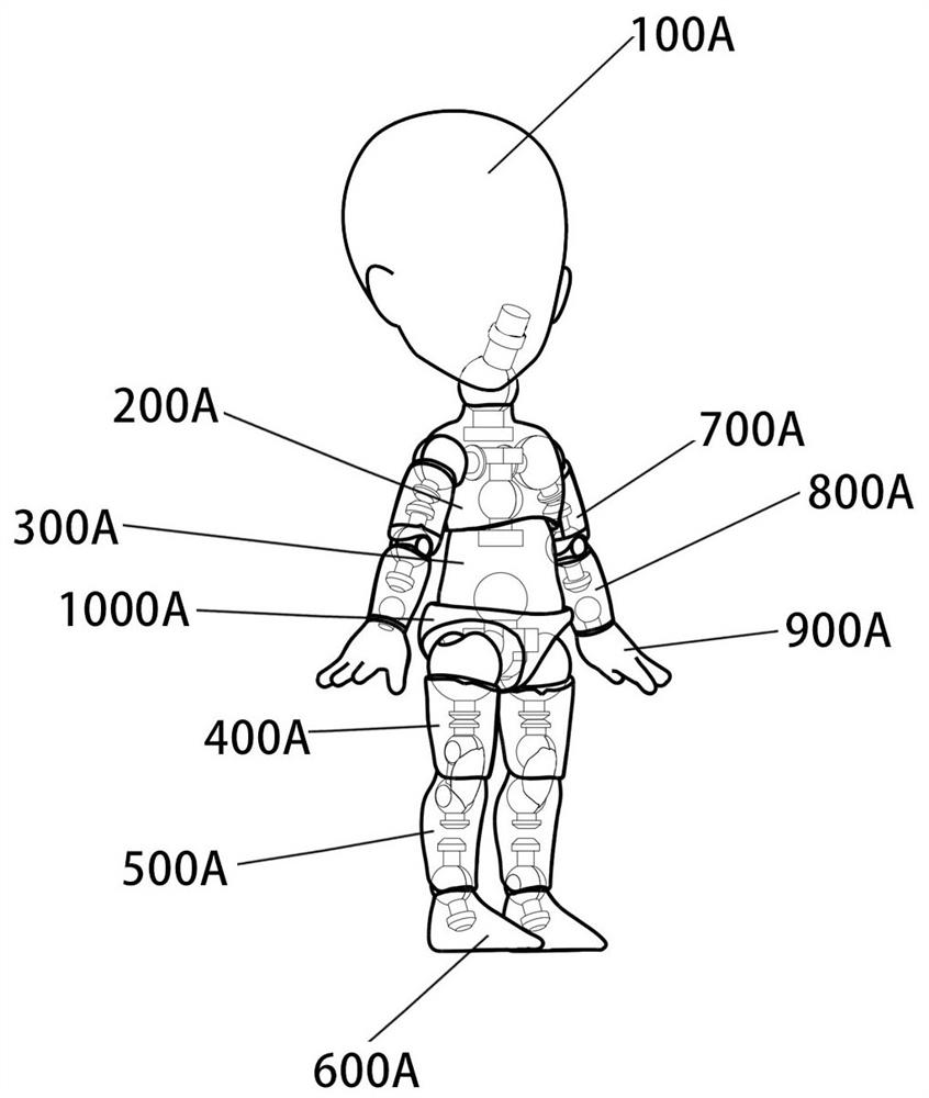 Spherical joint doll