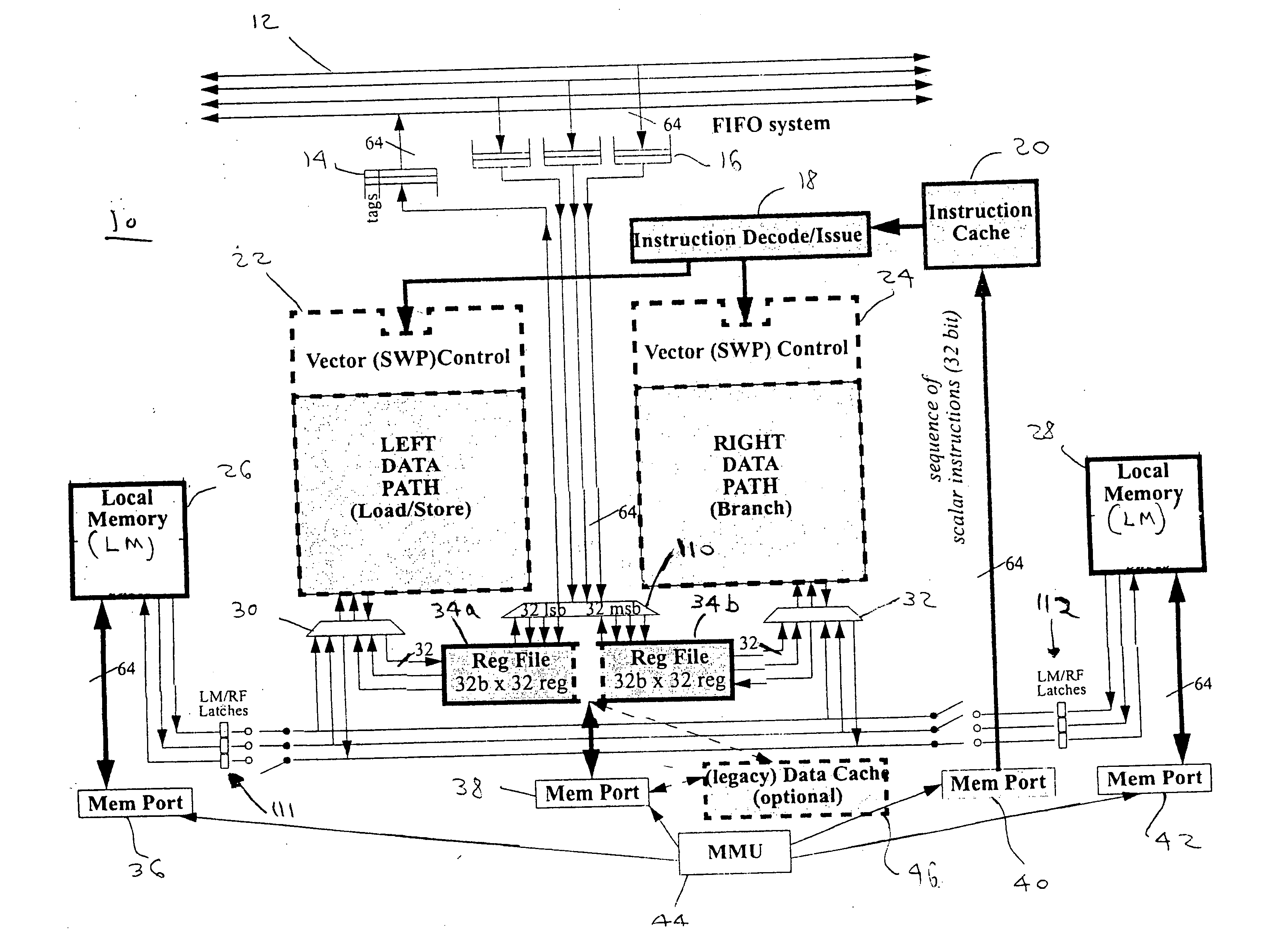 Chip multiprocessor for media applications