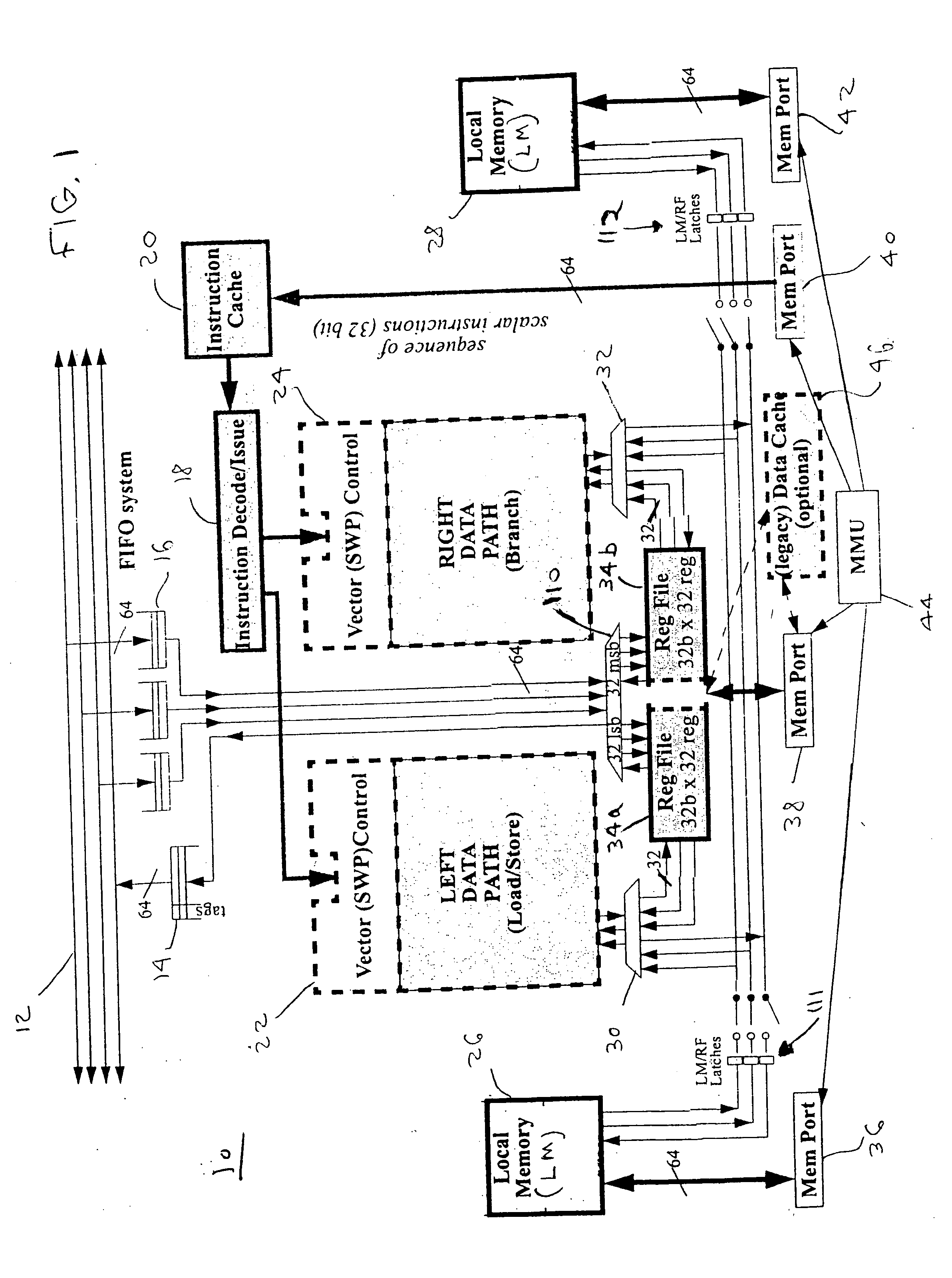 Chip multiprocessor for media applications