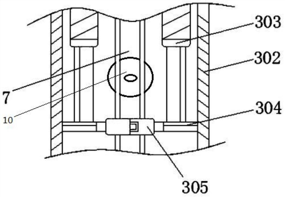 Hoisting machinery safety protection device with lighting effect