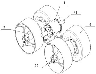 Universal profiling supporting device for crawler driving