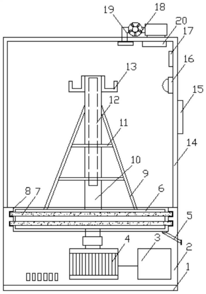 Flower planting device based on artificial intelligence