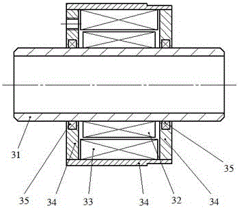 Signal acquisition device of rotary electric arc sensor