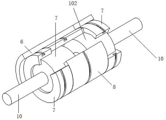 A kind of 5g communication cable and its installation structure