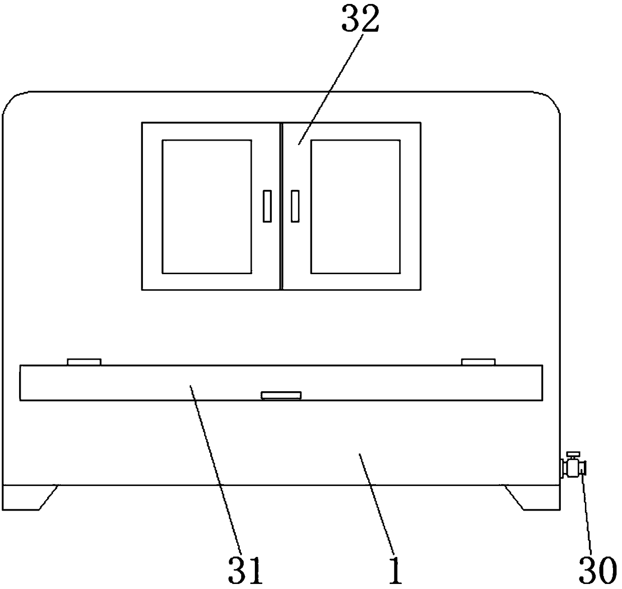 Six-station numerical-control machining device