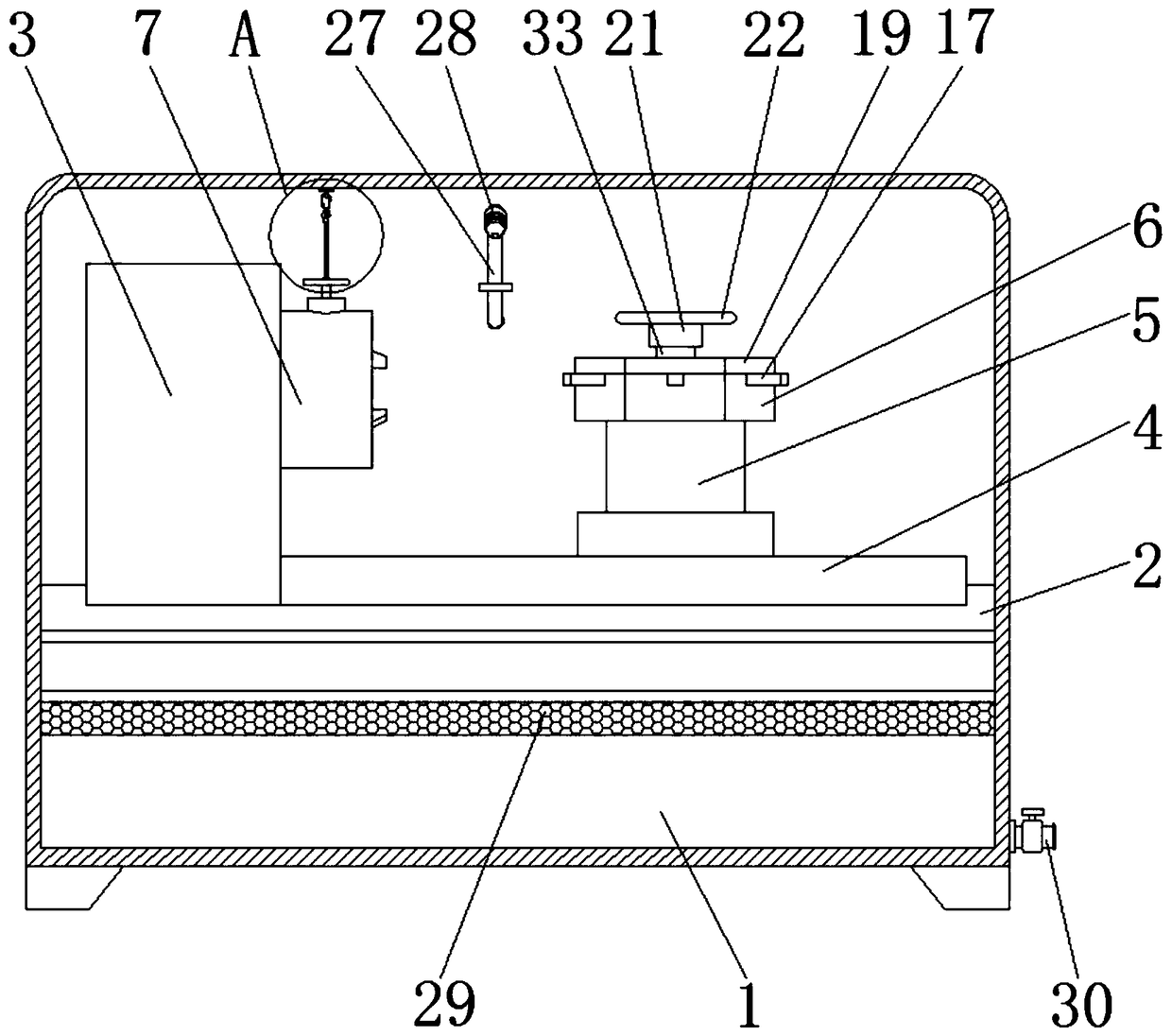 Six-station numerical-control machining device