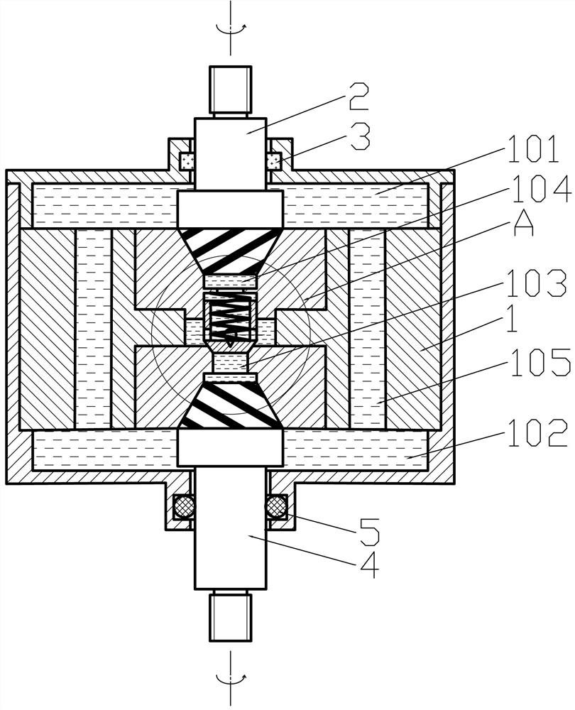 Floating-assisted type bearing and using method thereof