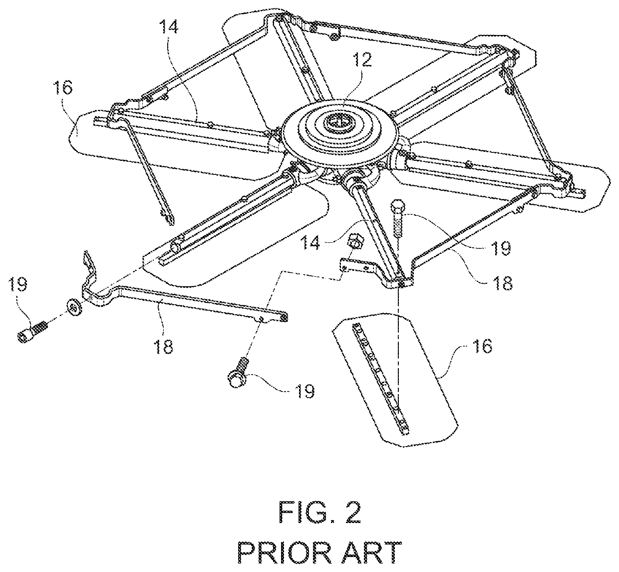 Assembly for improving performance and lifespan of a concrete finishing pan