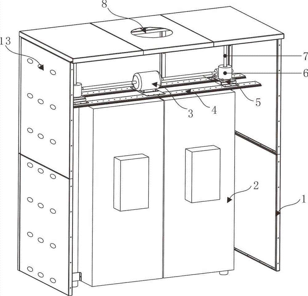 Integrated comprehensive anti-theft cabin for outdoor base station