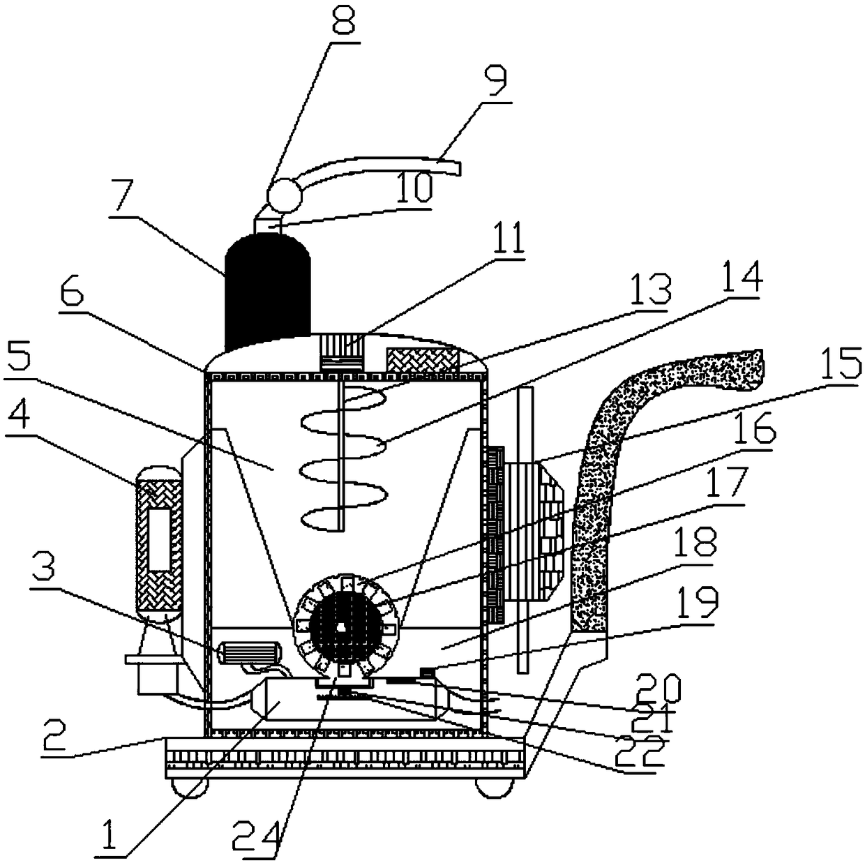 Stable powder ion plasma plating equipment