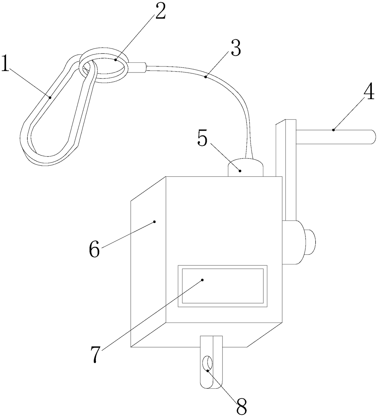 Hand-operated high-altitude operation lifter