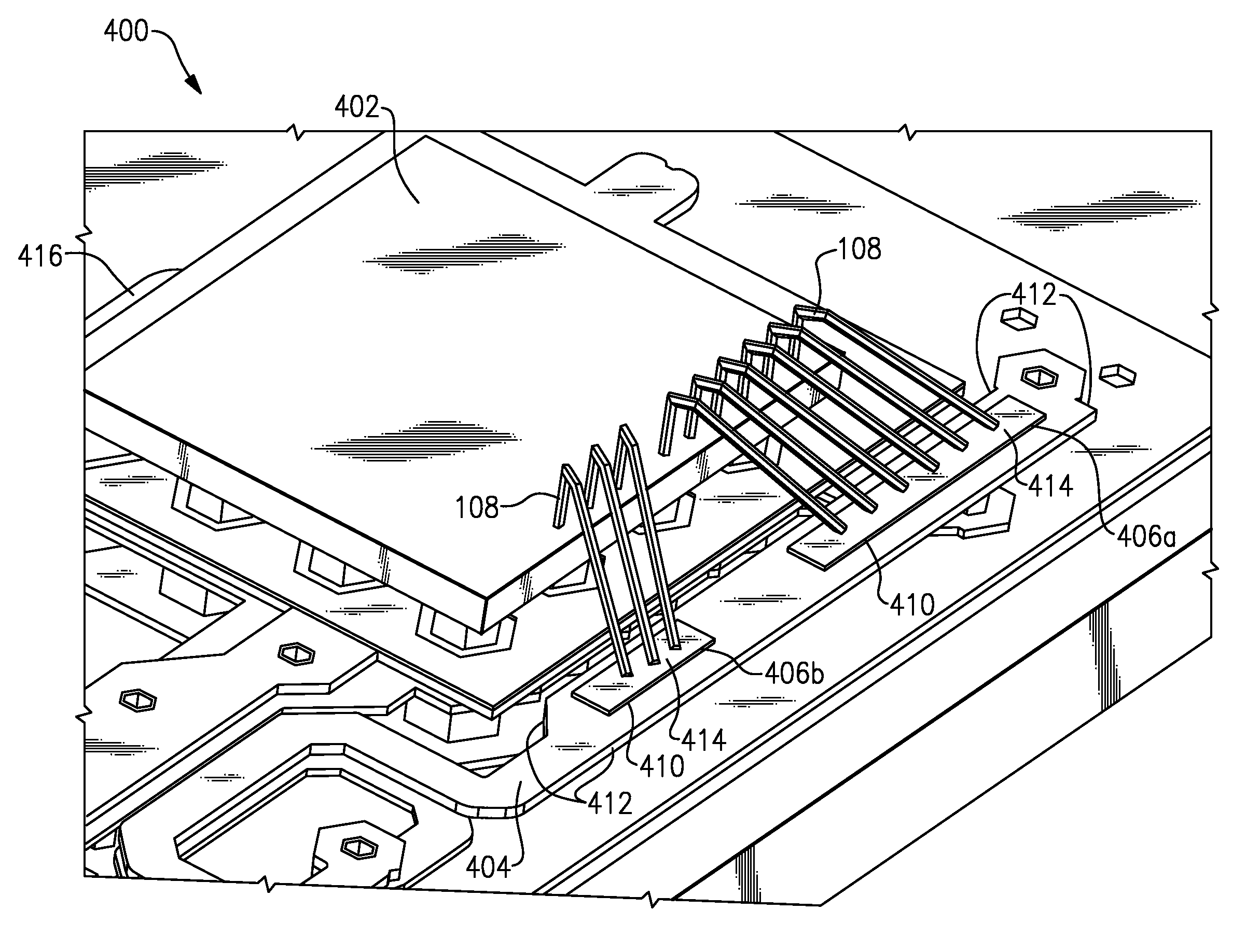 Wire bond pad system and method