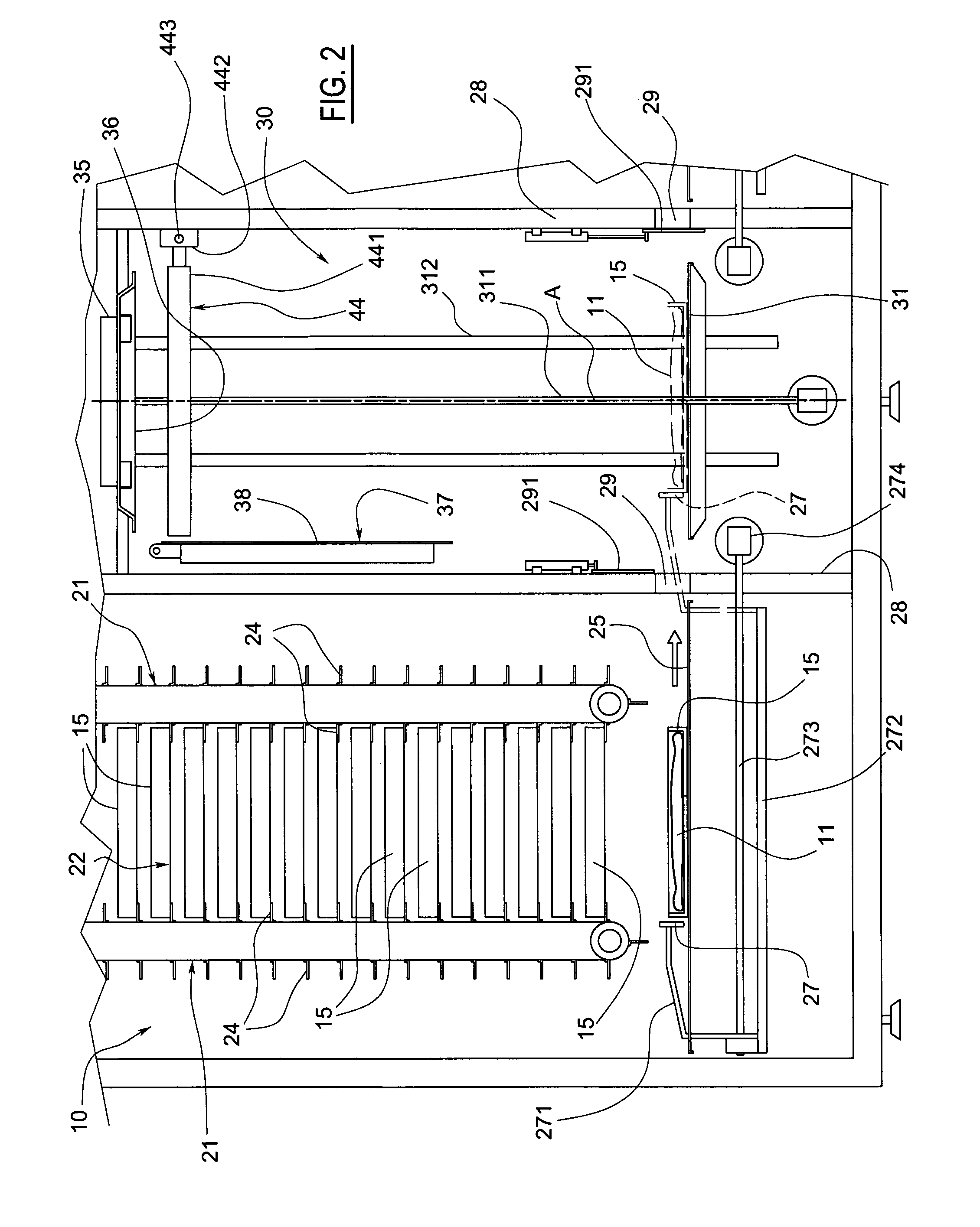 Automatic distributor apparatus for heated food products, such as pizzas or other products, and an operating method