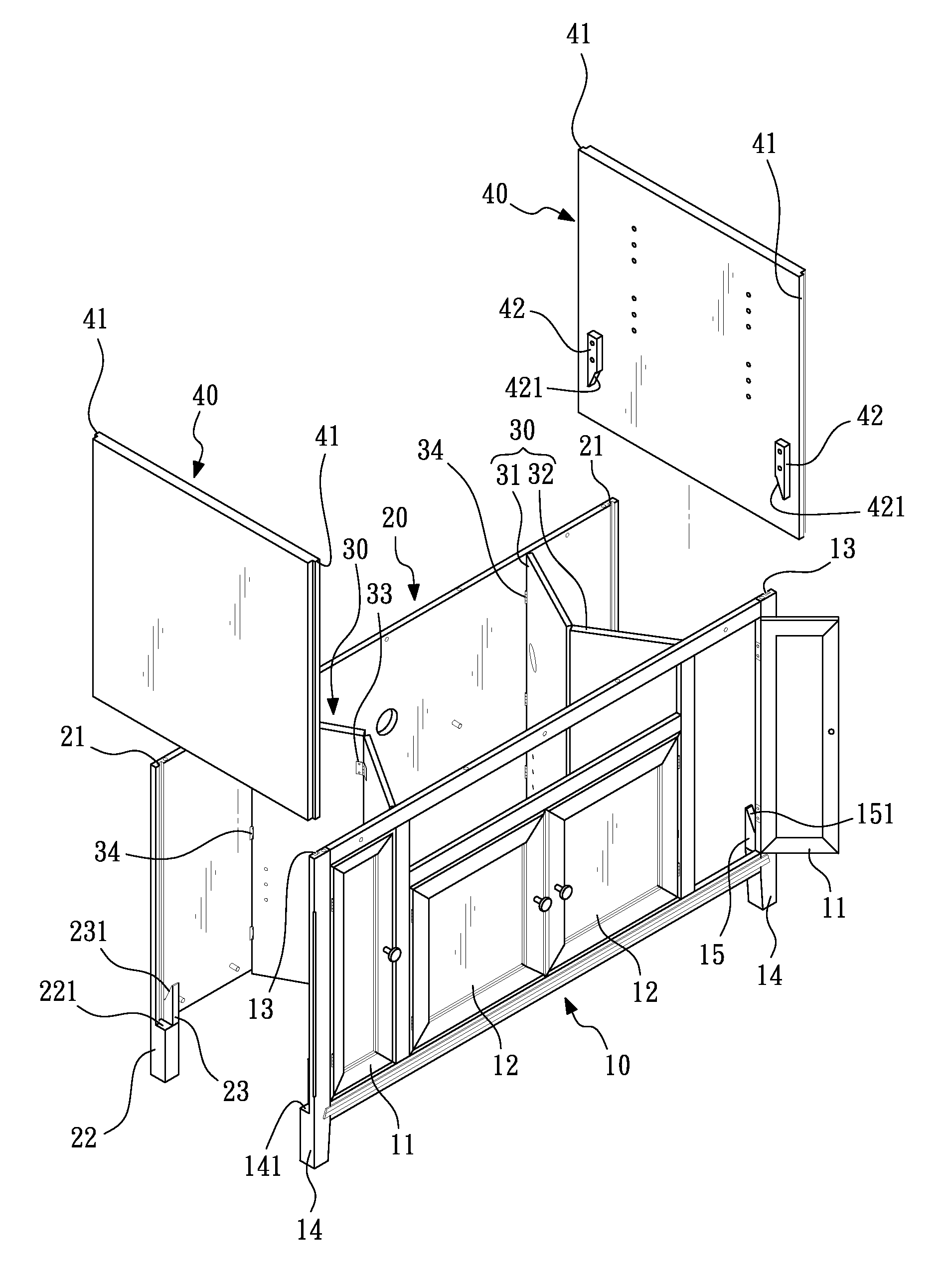 Television cabinet