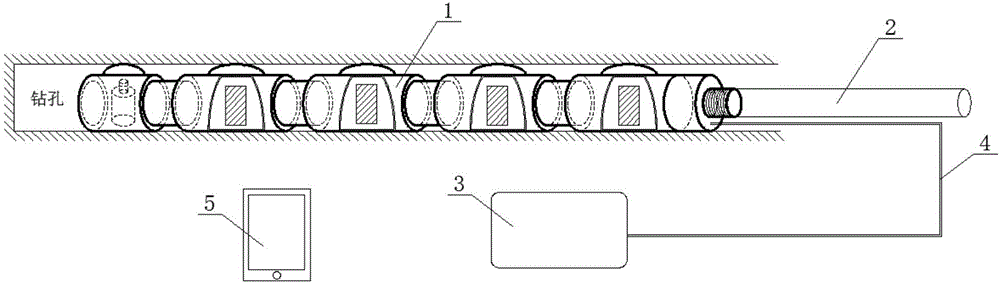 In-hole seismic probe, surrounding rock detection device and detection method